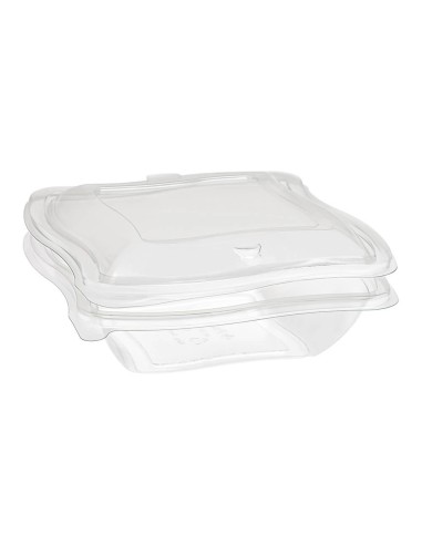 ▷ Saladeira de Plástico Descartável Premium 750 ml + Tampa - Envio 24h.