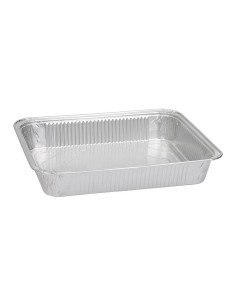 Tabuleiro de Alumínio Retangular para Comida - Envio em 24 h.