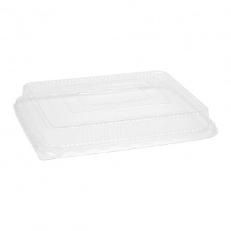 TAMPA PLÁSTICA RECIPIENTE DE ALUMÍNIO 1190 cc (100 Unid.)