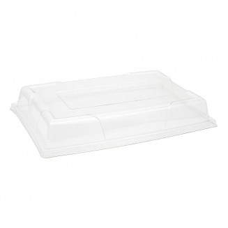 TAPA PARA BANDEJA DE PLÁSTICO PARA CATERING 360X253X55 (50 Uds.)
