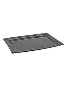 ▷ Tabuleiro de Plástico Retangular Preto - Envio Grátis 24h.