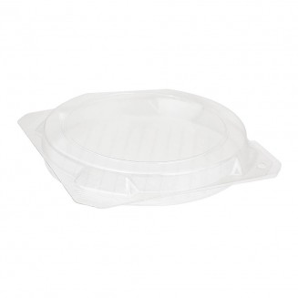 ENVASE DE PLÁSTICO PARA TORTILLAS 270 Ø X 50 mm (100 Uds.)