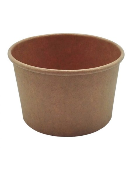 ▷ EMBALAGEM de Papel Kraft para Gelado 120 cc - Envio 24h.