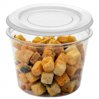 PACK SALSERO PLA 120 ml/4 Oz + TAPA (100 Uds.)