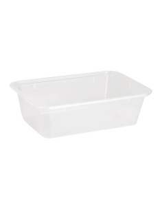 ▷ Embalagem Retangular de Plástico 500 cc - Envio em 24h.