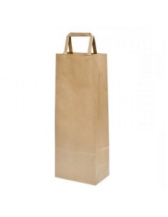 ▶️ Saco de oferta para Vinho biodegradável Kraft (250 Unid.)