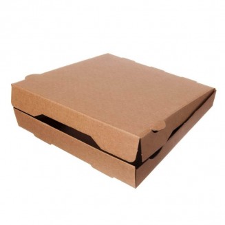 CAJA PARA PIZZA KRAFT 400X400X40 mm (100 Uds.)