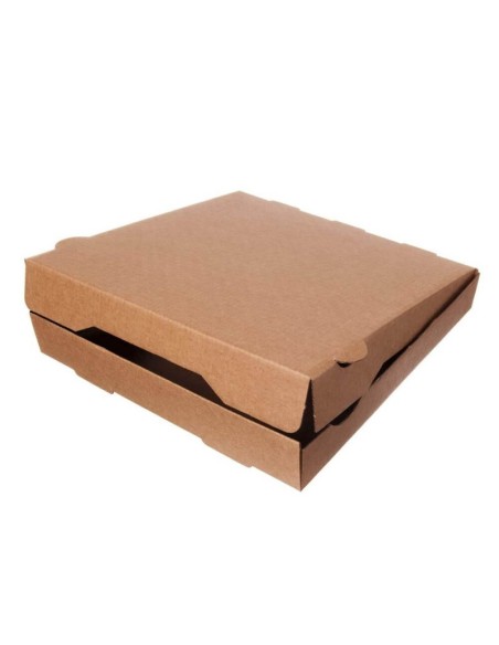 Caixas para Pizza Kraft 40x40x4 cm. | Embalagens para Pizarias.