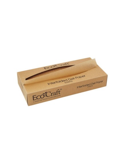 Papel alimentar antigordura antigordura Ecocraft 27x25cm (500 Uds.)