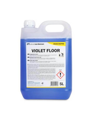 ▷ Detergente para pavimentos geral 5L aroma a violetas - Limpeza profissional