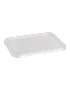 ▶️ Tampa PET para Tabuleiro de papel 1200cc (300 Unid.)