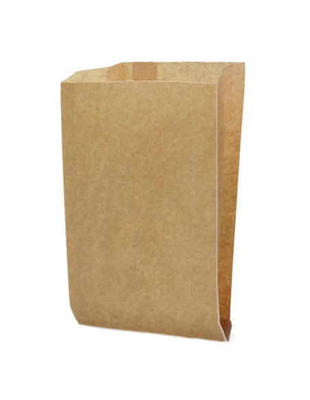 ✅Saco Kraft biodegradável 15x28+6cm - Sacos de padaria - Envio em 24h.