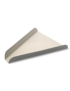 ▶️ Fatia de pizza branca 230X182x25 mm (2000 Unidades) - Bandejas de papel 2