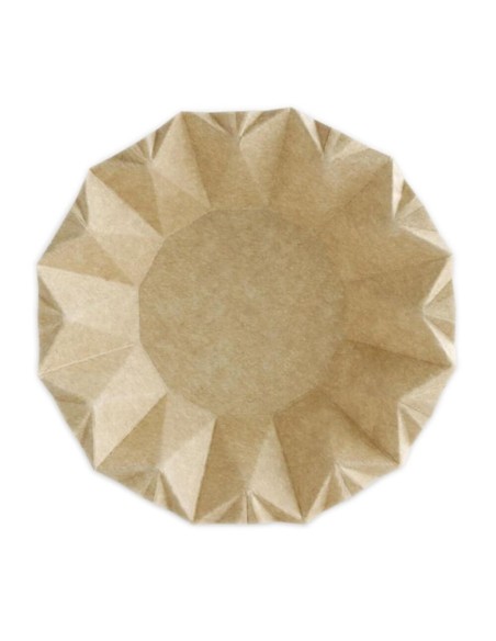 ▶️ Bowl de papel Kraft Económico 16 cm. (100 Uds.) - Envio em 24h.
