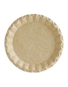 ▶️ Prato de papel Kraft Económico 23 cm. (100 Uds.) - Envio em 24h.