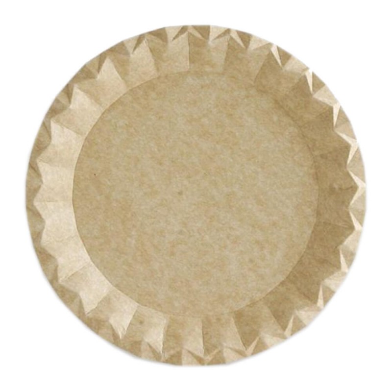 ▶️ Plato de papel Kraft Económico 23 cm. (100 Uds.) - Envío 24h.