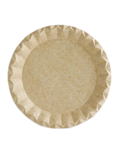 ▶️ Prato de papel Kraft Económico 18 cm. (100 Uds.) - Envio em 24h.