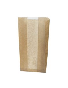 Saco de papel com janela 24X43+6 cm. Envio gratuito em 24 horas. ✈️
