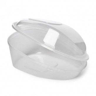 ENVASE PARA POLLO TRANSPARENTE 242X181X112 mm. (90 Uds.)