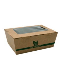 ▶️ Caja de papel con ventana 195X140X65 mm (200 Uds.) - Envío 24/48h 2