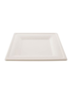 ▷ Prato Quadrado Fibra 26x26 cm - Envases del Mediterráneo