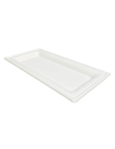 ▷ Tabuleiro de Fibra Retangular 26x13 cm - Envases del Mediterráneo