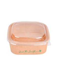 ▷ Saladeira de Papel Quadrada 500 ml - Envio em 24h.