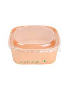 ▷ Saladeira de Papel Quadrada 1000 cc - Envio em 24h.