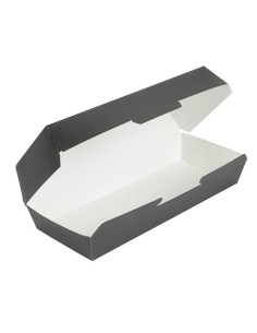 ▷ Caixa para sandes preta 26,5X12,2X7 cm. – Envio em 24h.