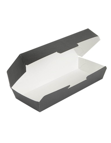 ▷ Caixa para sandes preta 26,5X12,2X7 cm. – Envio em 24h.