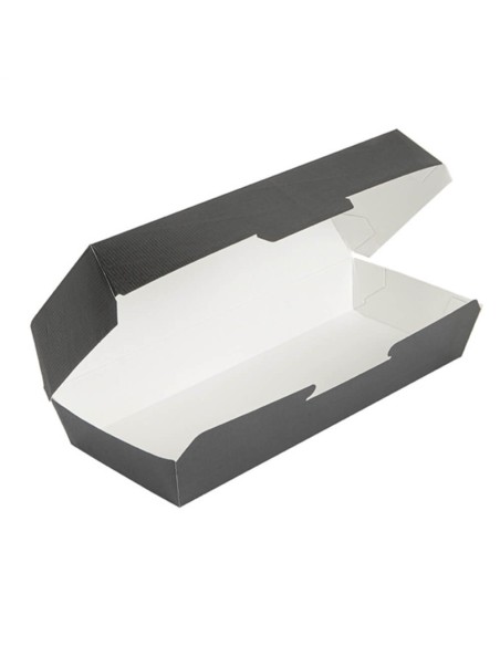 ▷ Caixa para sandes preta 26,5X12,2X7 cm. – Envio em 24h.