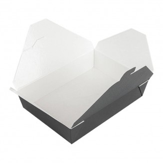 CAJA AMERICANA NEGRA 1.470 cc 19,6X14X4,5 cm. (300 Uds)