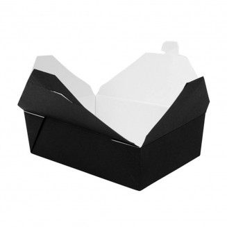 CAJA AMERICANA NEGRA 1.980 cc 19,6x14x6,2 cm. (200 Uds.)