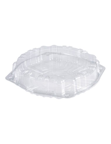 Embalagem para Pastelaria Tampa com Dobradiça PET 215 mm Ø X 65 mm – Envio Gratuito 24h.