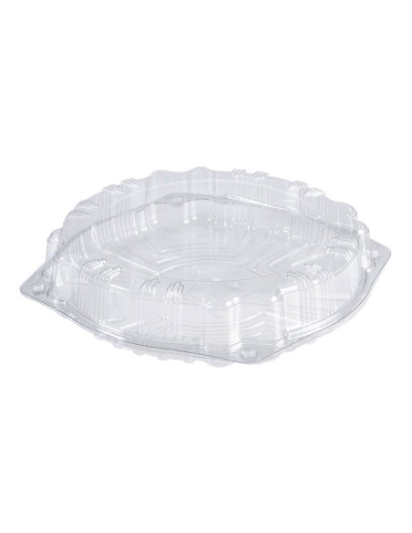 Embalagem para Pastelaria Tampa com Dobradiça PET 215 mm Ø X 65 mm – Envio Gratuito 24h.