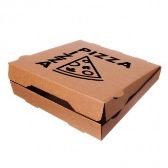 CAIXA DE PIZZA KRAFT 33X33X4 cm. (100 Unid.)