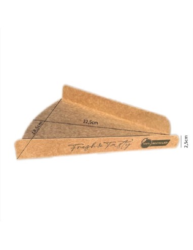 ▷ Fatia de Pizza Kraft 222X225 mm – Envio 24 horas