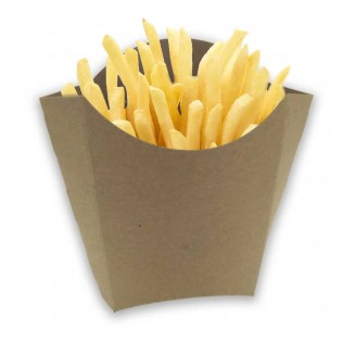 PETACA DE PAPEL PARA FRITOS GRANDE 87X133X170 mm. (1.000 Uds.)