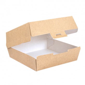 CAJA HAMBURGUESA ANCHA 17,6x16,8x7,8 cm. (100 Uds.)