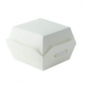 CAIXA MINI HAMBÚRGUER DE CARTÃO 70x70x50 mm (50 Unid.)