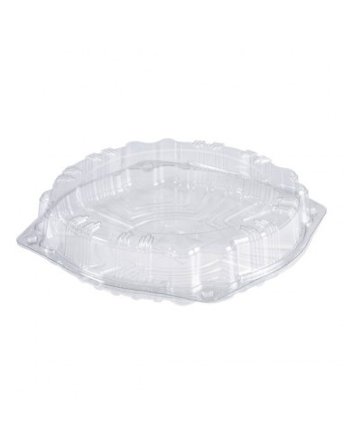 Embalagem para Pastelaria Tampa com Dobradiça PET 235 mm Ø X 65 mm – Envio Grátis 24h.