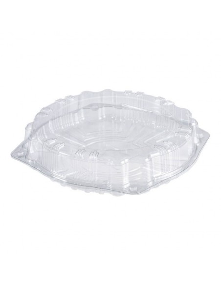 Embalagem para Pastelaria Tampa com Dobradiça PET 235 mm Ø X 65 mm – Envio Grátis 24h.
