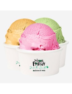 ▷ Tarrina Helado Blanca 8 OZ 240 ml. - Envío 24h. 2
