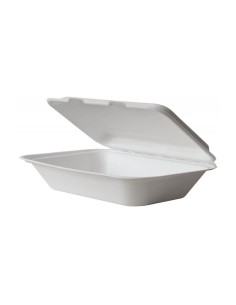 ▷ Tabuleiro de Cana-de-Açúcar + Tampa 450 ml para Take Away ✅- Envio em 24h.