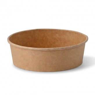 ENSALADERA DE PAPEL KRAFT 500 cc 150X128X48 mm (300 Uds.)