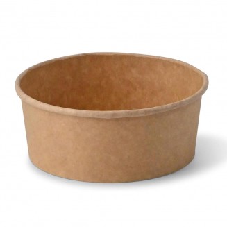 TIGELA DE PAPEL KRAFT 750 cc 150X128X60 mm (300 Unid.)