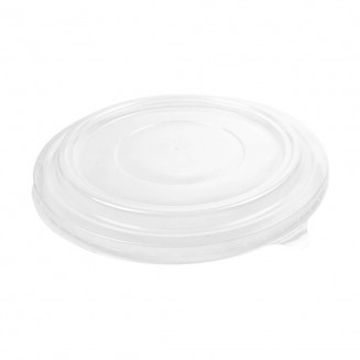TAPA PET ENSALADERA DE PAPEL KRAFT 1.100 cc Ø165 mm (300 Uds.)