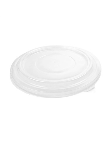 ✅ Tampa PET para saladeira de papel kraft 1.300 cc Ø185 mm - Envio Grátis 24h.
