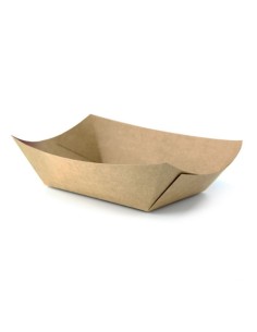 ▷ Tabuleiro de Papel Kraft ANTIGORDURA 650 cc - Envio em 24h.