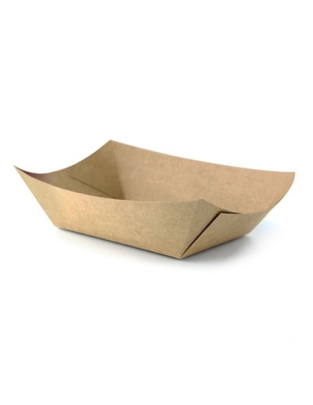 ▷ Tabuleiro de Papel Kraft ANTIGORDURA 650 ml - Envio em 24h.